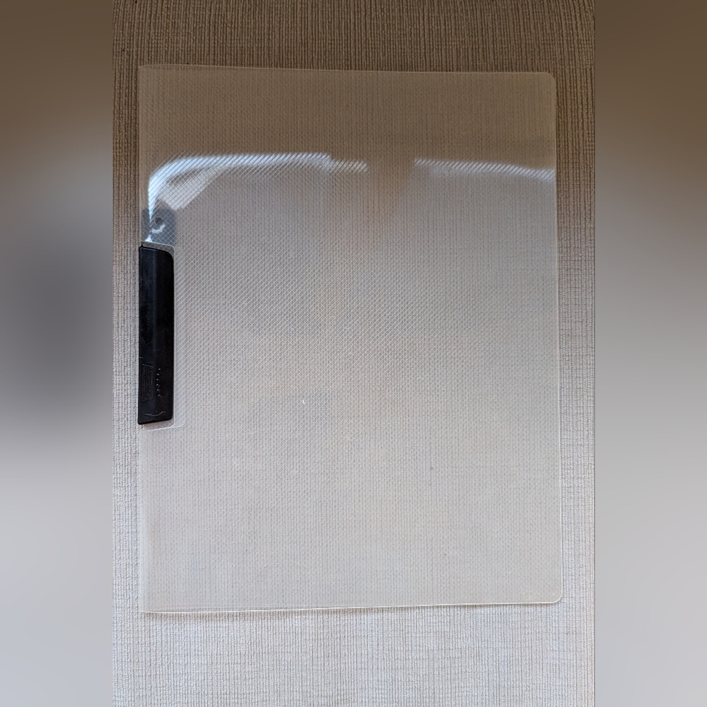 Clear Plastic Folder